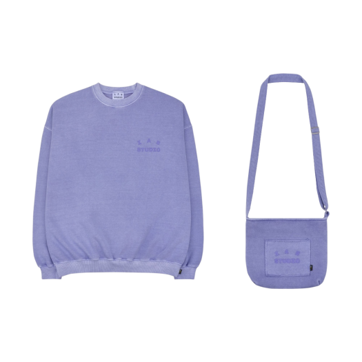 ★【IAB Studio】★Pigment Sweatshirt & Mini Bag Lavende.r★ iab sweatshirt | SHOP | KREAM