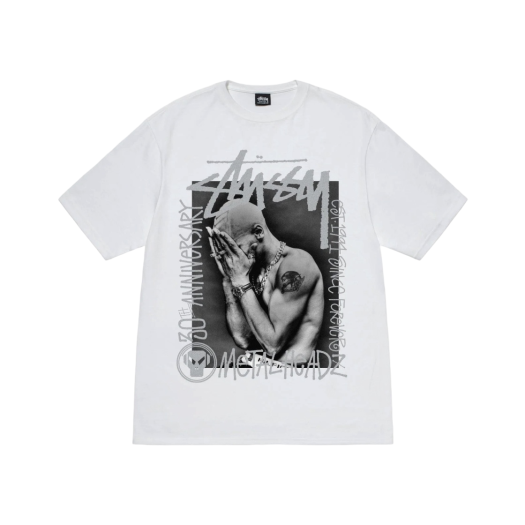 【Stussy x Denim Tears】 正規品★ Farmers Blvd T-Shirt White Stussy x Denim Tears Farmers Blvd Tee White – LacedUp