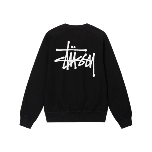 스투시 스탁 서울 크루넥 블랙 | Stussy | KREAM