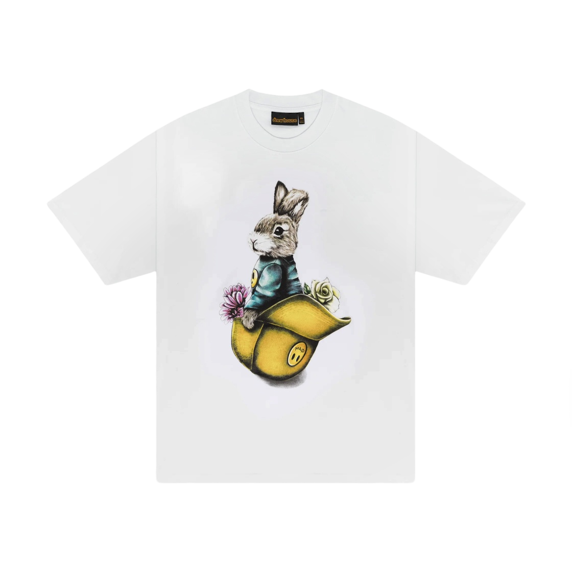 DH-HJ2121-JAHWH Drew House Jackie Hat SS T-Shirt White - 대표 이미지 #1