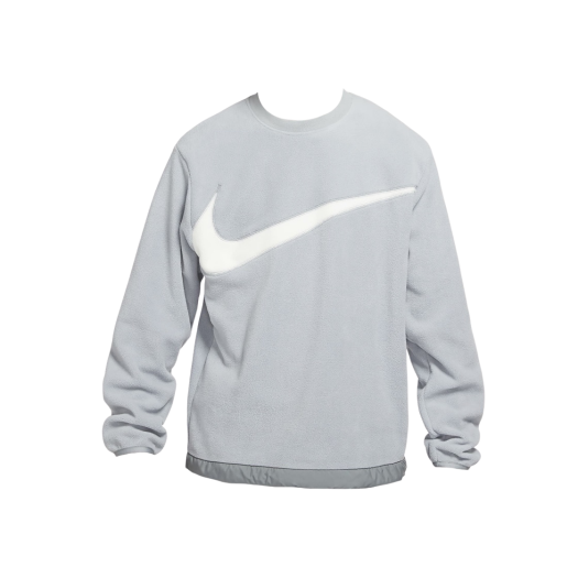Nike Club+ Fleece Winterized Crew Neck Particle Grey - US/EU