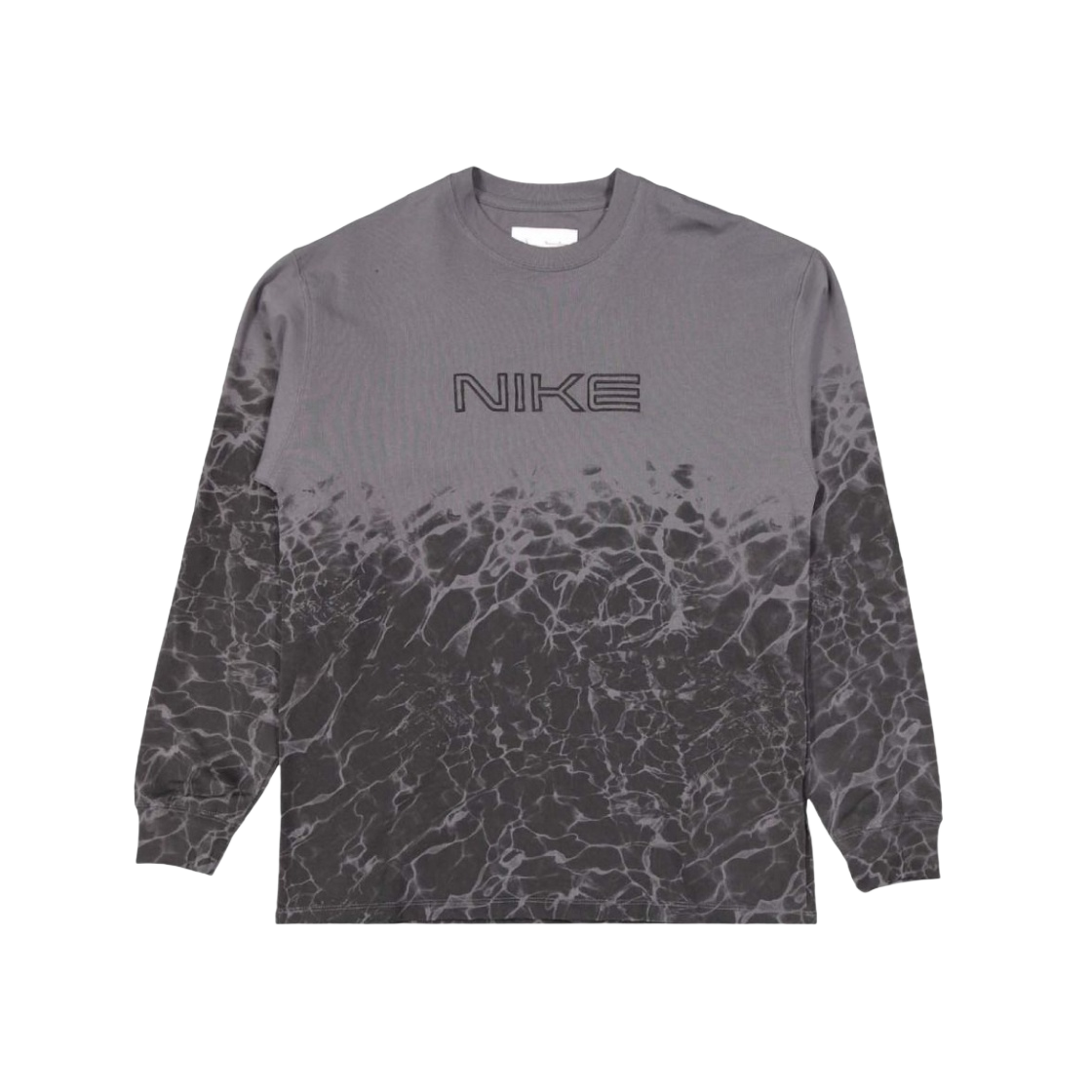 FB3030-068 Nike NRG Kukini LS T-Shirt Iron Grey Black - US/EU - 대표 이미지 #1