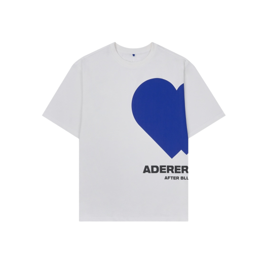 Ader Error Twin Heart Big Logo T-Shirt Off White