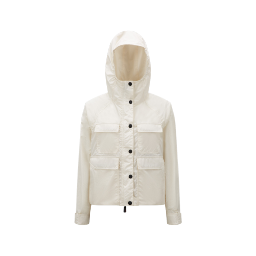 (W) Moncler Vercheny Hooded Jacket Milk White - 23SS