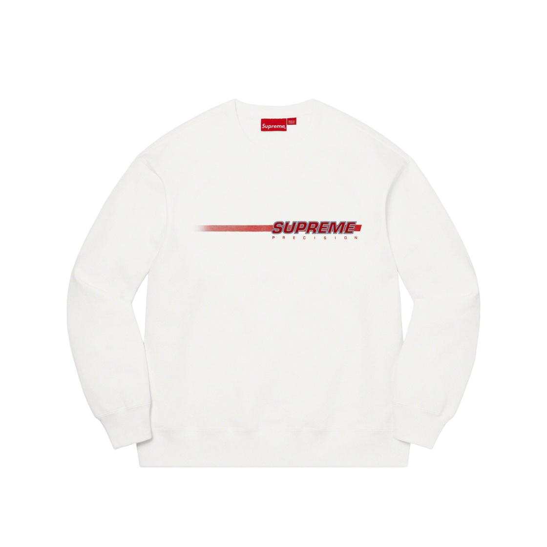 - Supreme Precision Crewneck White - 21SS - 대표 이미지 #1