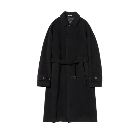 オーラリー 22AW CASHMERE WOOL MOSSER COAT 3 Auralee Cashmere Wool Mosser Soutien Collar Coat Grey | Cultizm