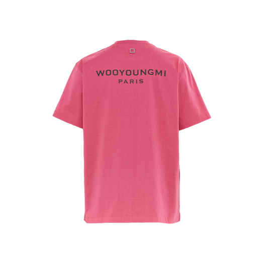 Wooyoungmi Cotton Back Logo T-Shirt Pink - 23SS
