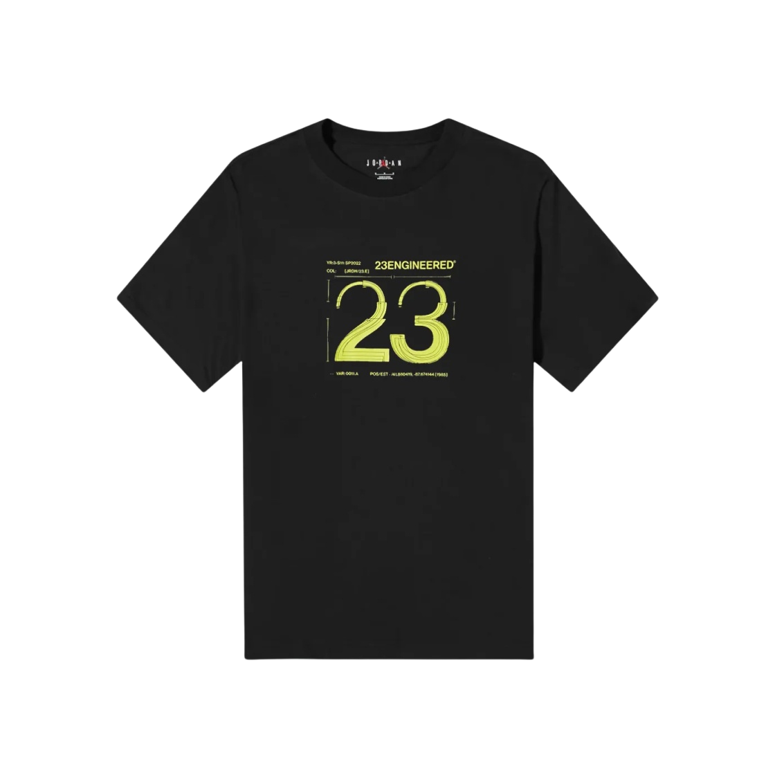 DH8912-010 Jordan 23 Engineered T-Shirt Black - US/EU - 대표 이미지 #1