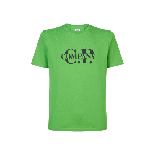 C.P. Company 30/1 Jersey Logo Graphic T-Shirt Classic Green - 23FW