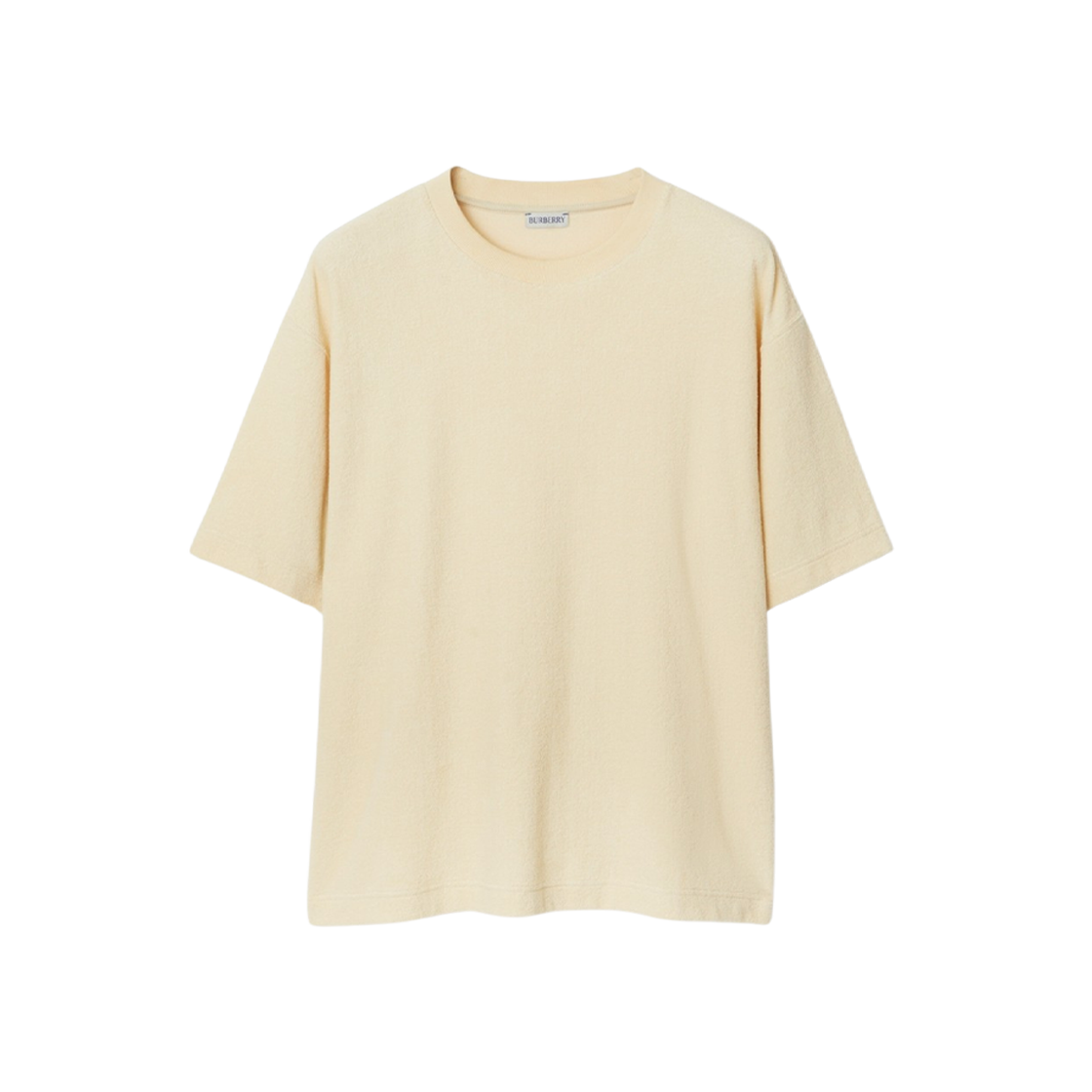 8081314 (W) Burberry Cotton Towelling T-Shirt Calico - 대표 이미지 #1