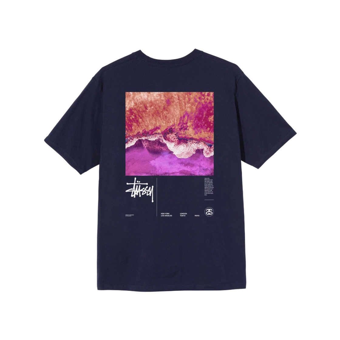 ★韓国の人気★【STUSSY】★SUNSET TEE★Tシャツ★OCEAN★ Stussy: Men's Sunset Tee (Ocean) | DSMNY E-SHOP
