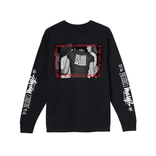 Stussy x Union Best Fuckin' Sound LS T-Shirt Black