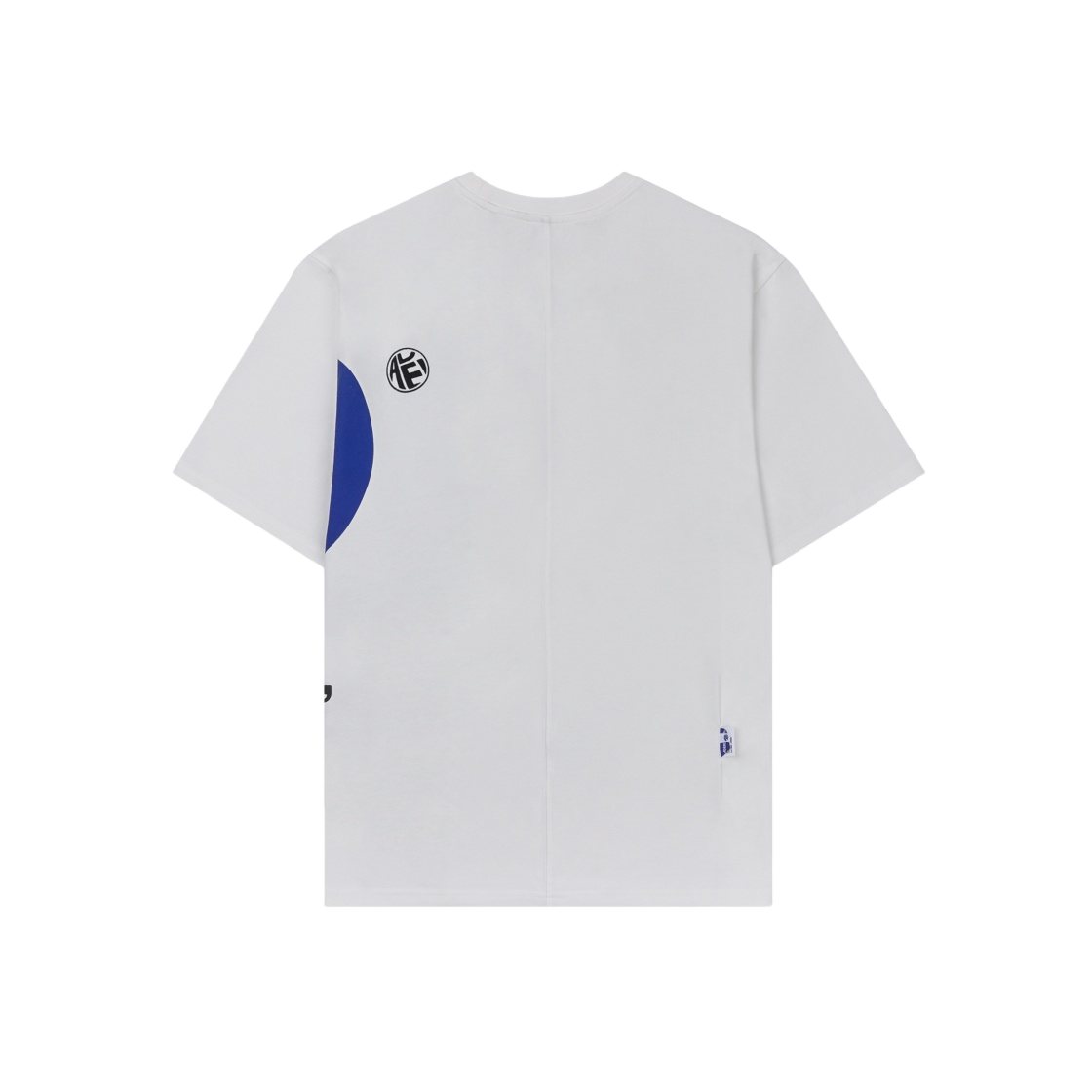 BLASSHT16OW Ader Error Twin Heart Big Logo T-Shirt Off White - #2