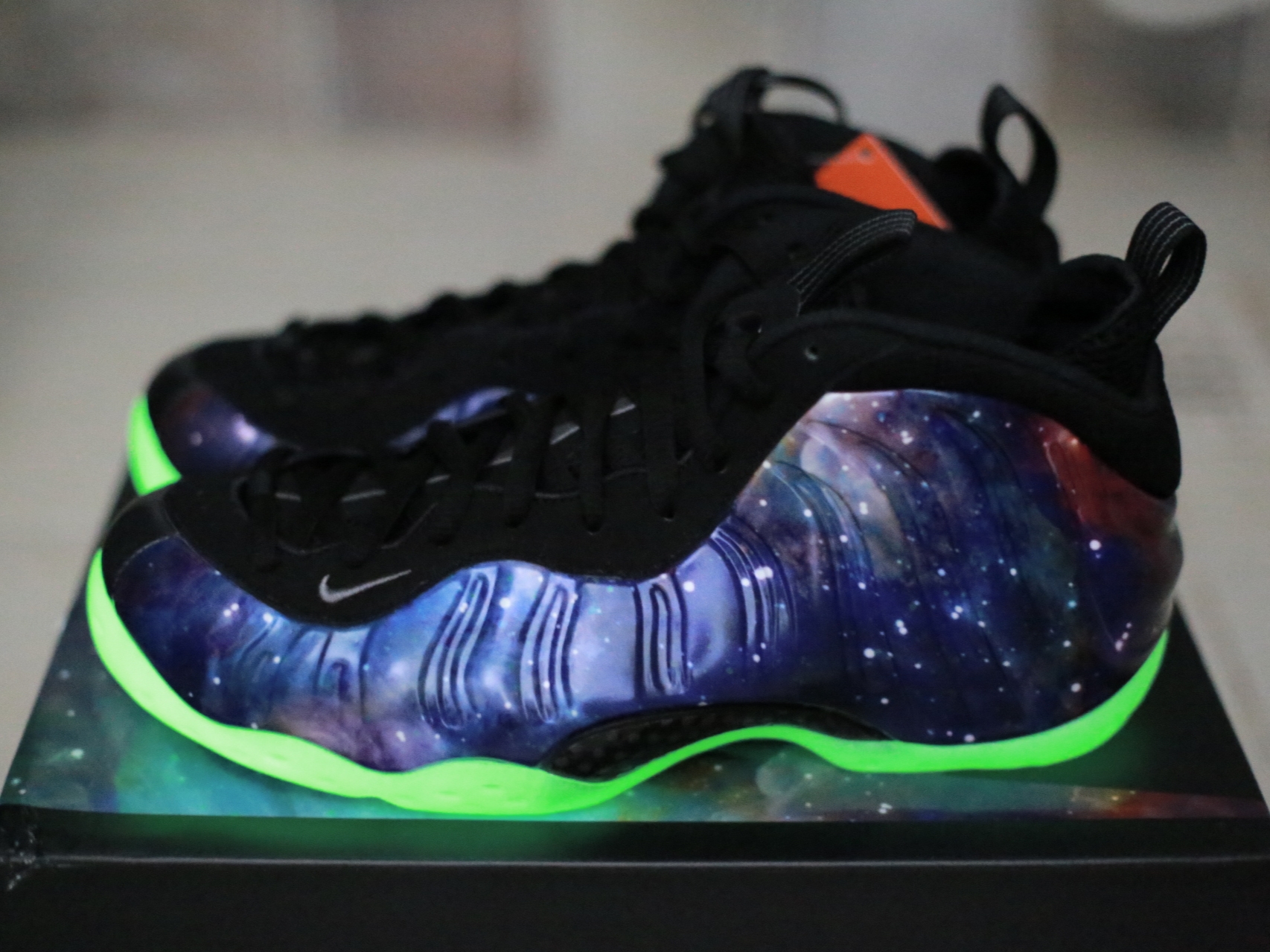 Nike Air Foamposite One Galaxy 착용 스타일 - 1