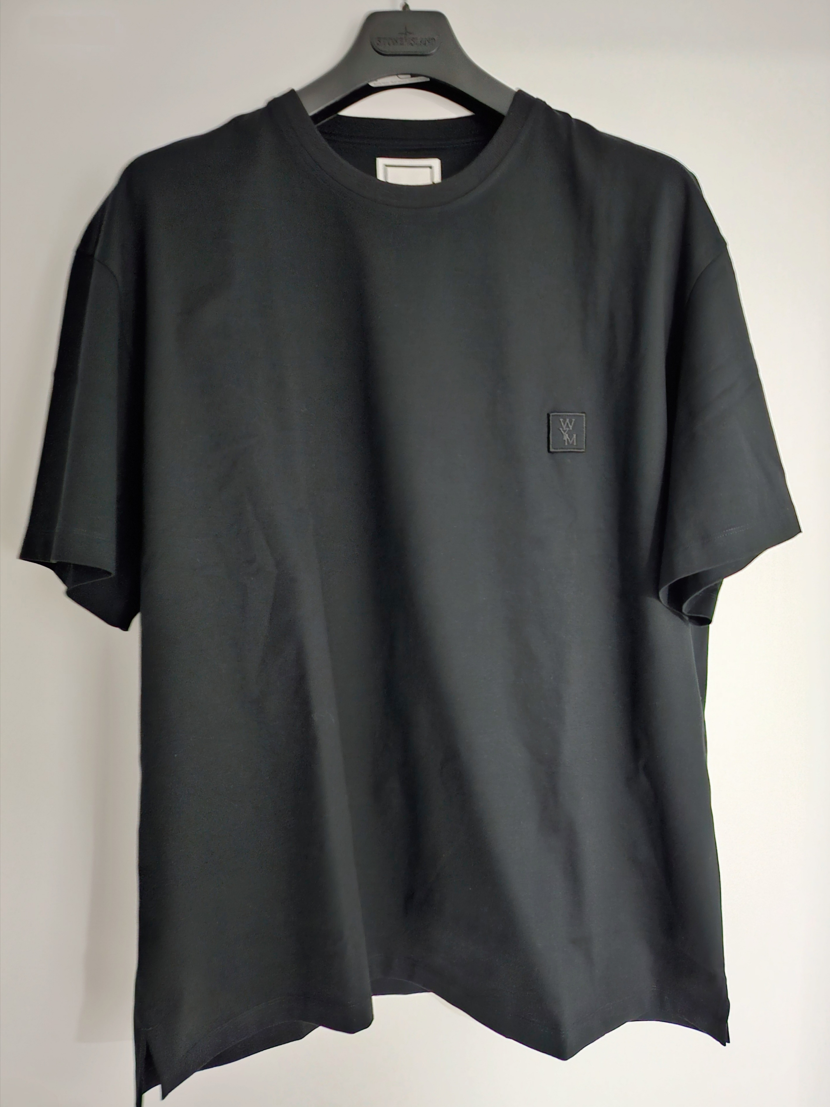 Wooyoungmi Luminous Jellyfish Back Logo T-Shirt Black - 24SS 착용 스타일 - 2