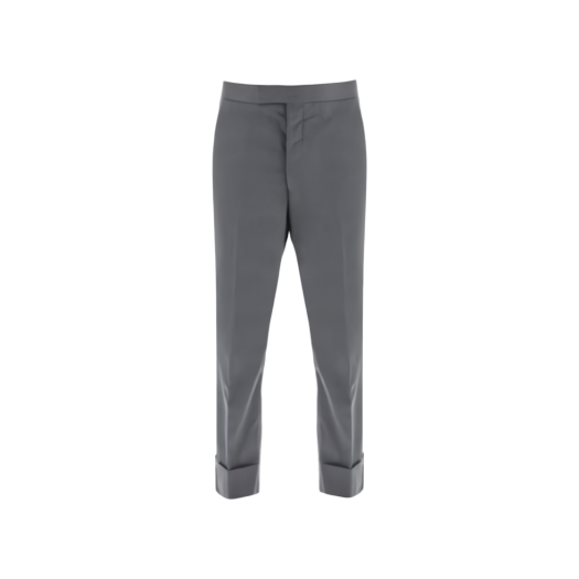 Thom Browne Typewriter Cloth Classic Trousers Medium Grey