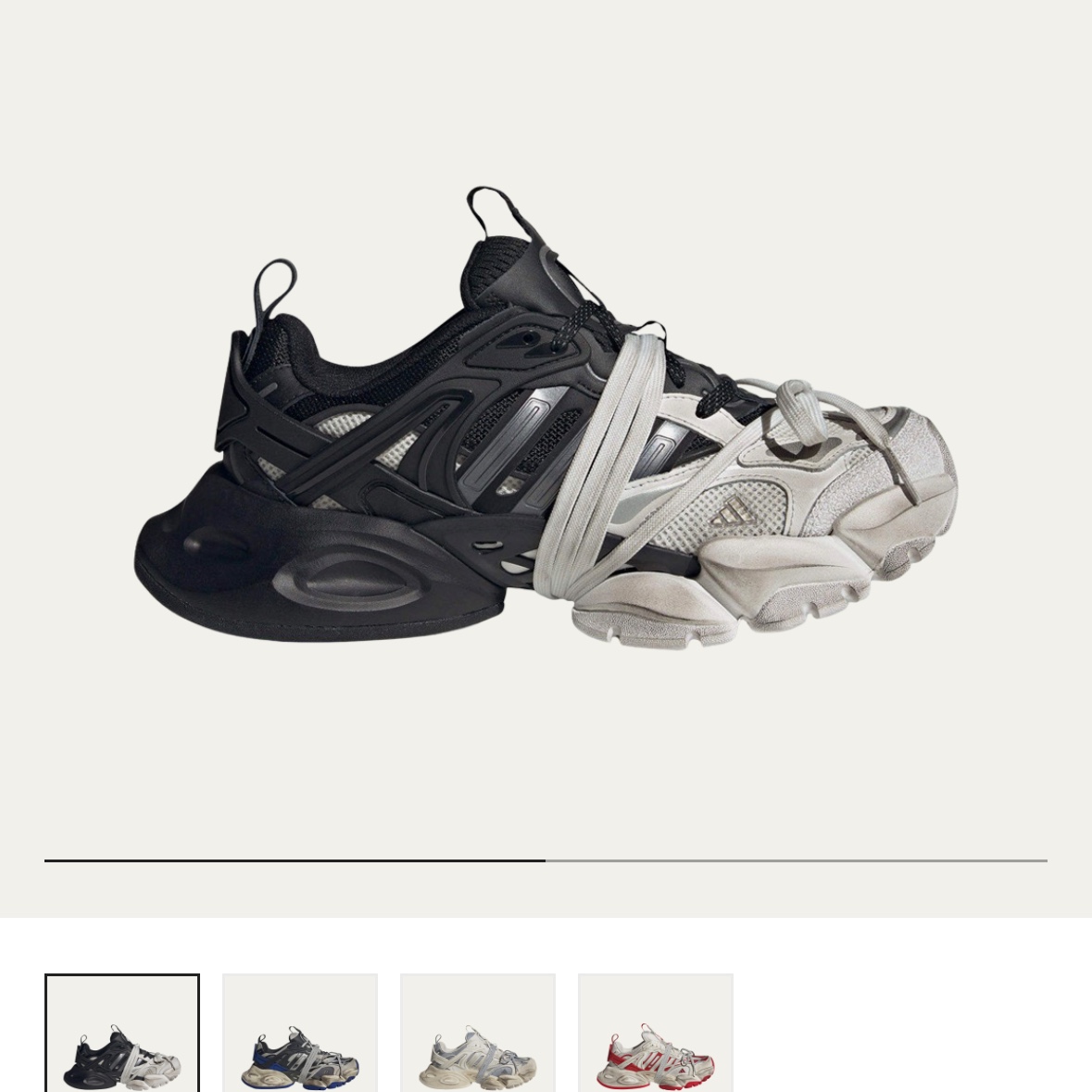 Adidas Vento XLG Runner Deluxe Sneakers White Black 착용 스타일