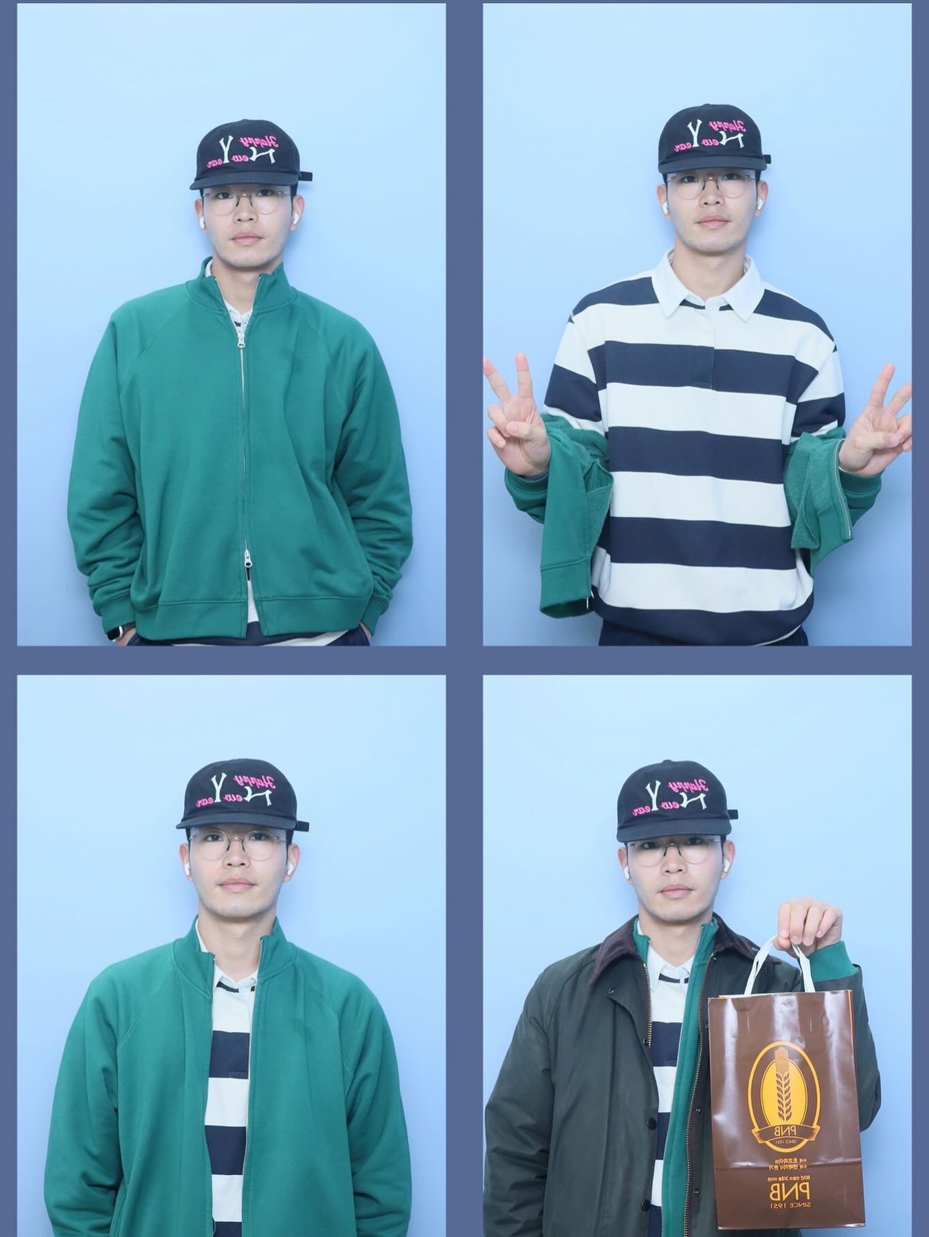 Token Gift Happy New Year 2025ver. Black 착용 스타일