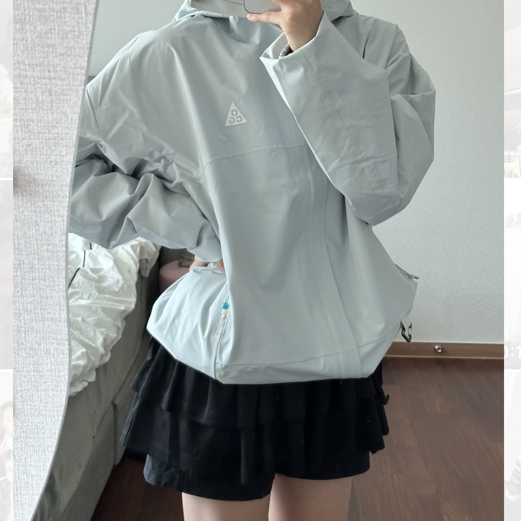 Nike ACG Storm-Fit ADV Cascade Rains Full Zip Jacket Photon Dust - Asia 착용 스타일 - 2