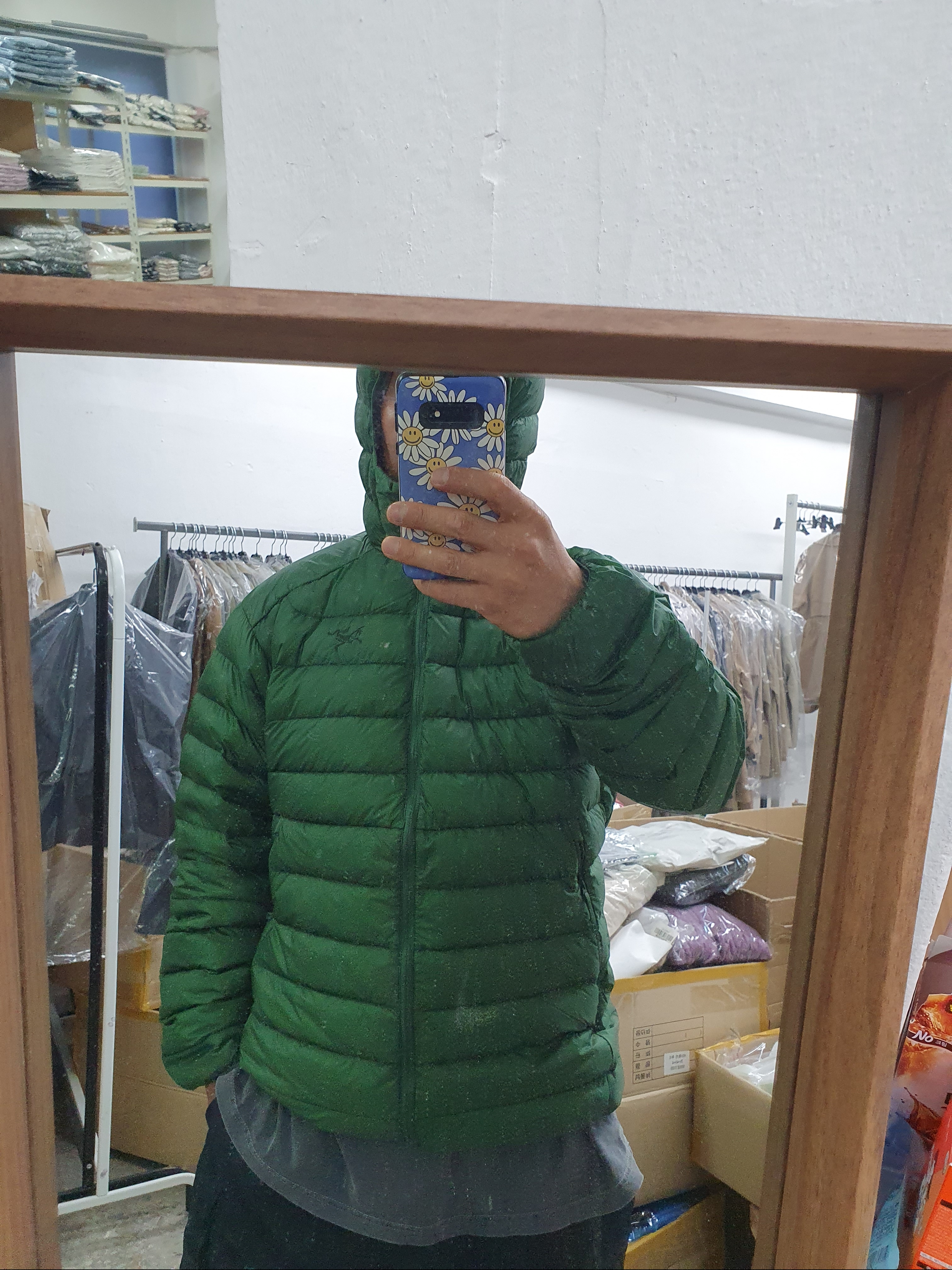 Arc'teryx Cerium Hoody Eden 착용 스타일