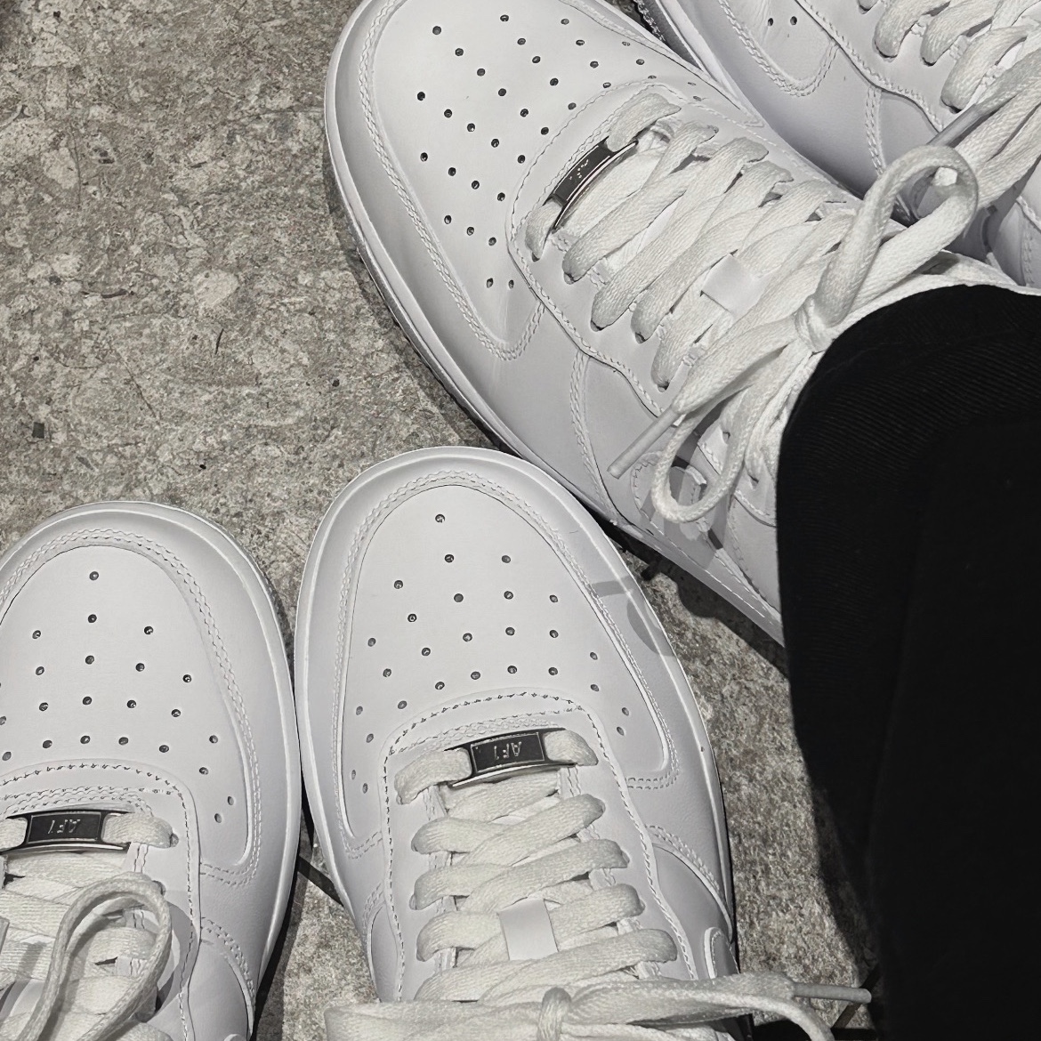 (W) Nike Air Force 1 '07 Low White 착용 스타일
