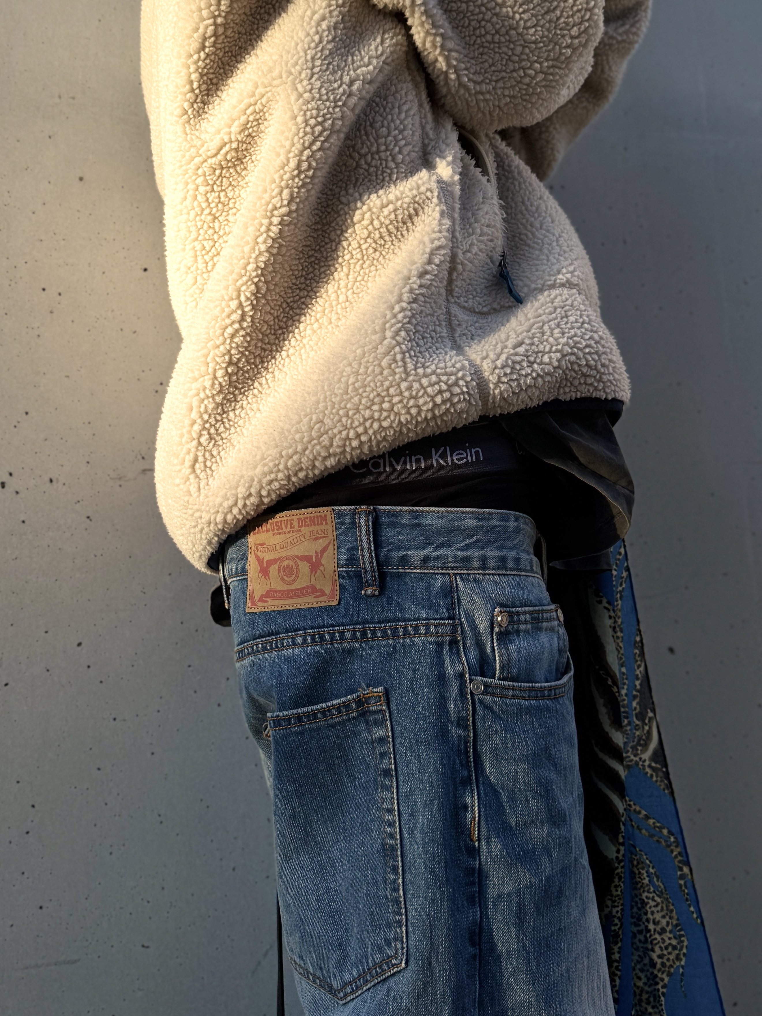 Patagonia Classic Retro-X Jacket Natural, Kinchi x My Name Is Peter Boots - 888 (a) Yellow 착용 스타일 - 4