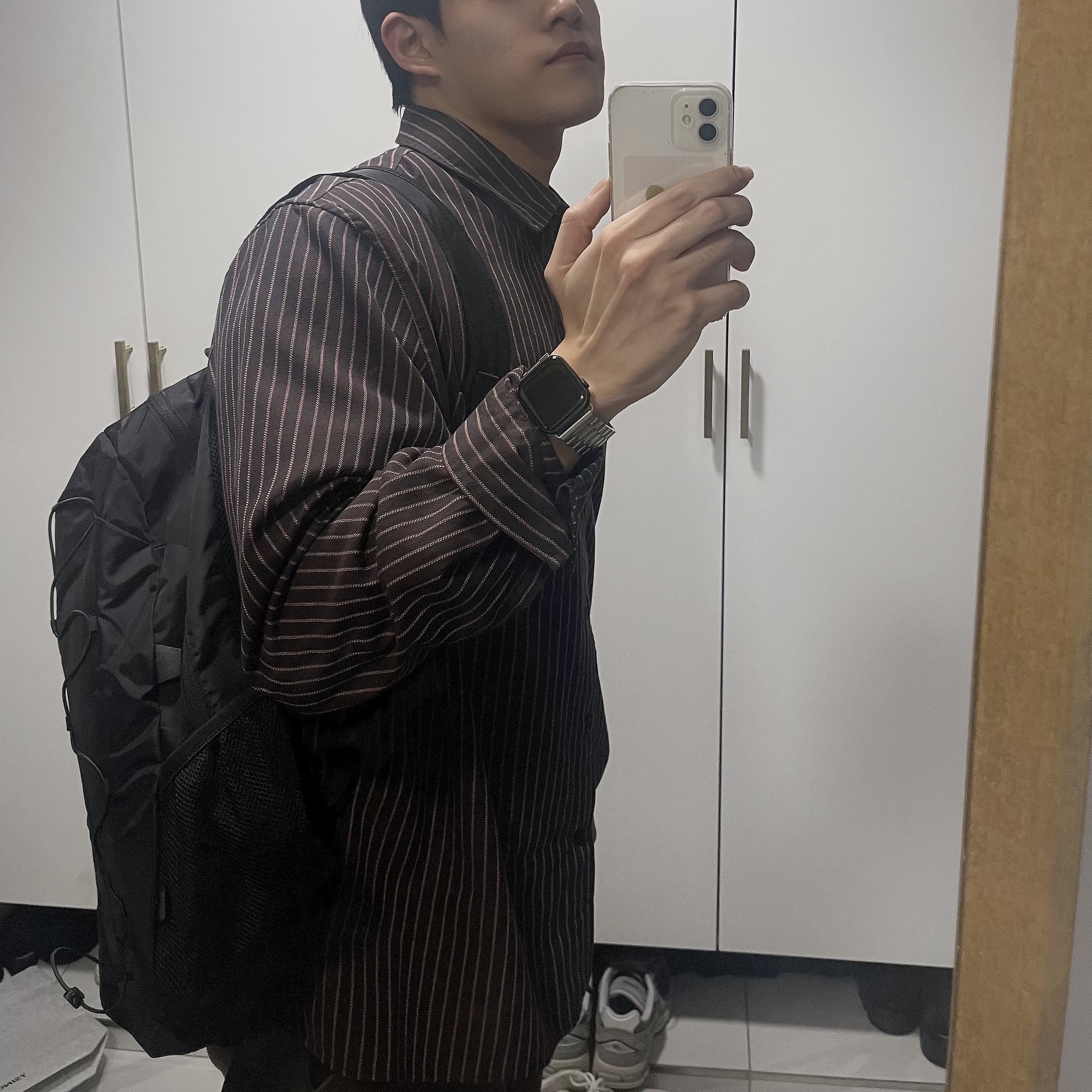 Sansan Gear BackPack Black  - 23FW 착용 스타일