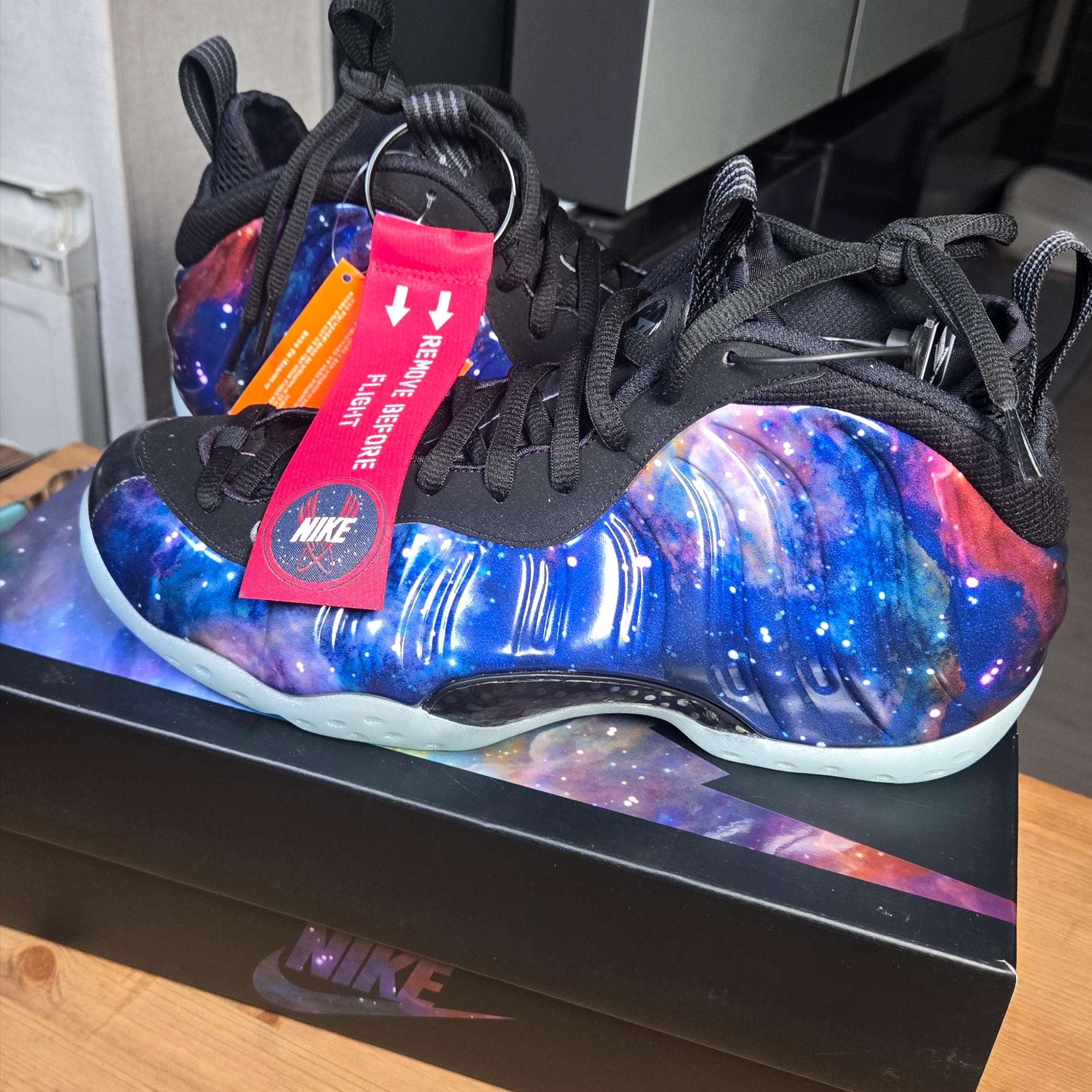 Nike Air Foamposite One Galaxy 착용 스타일 - 2