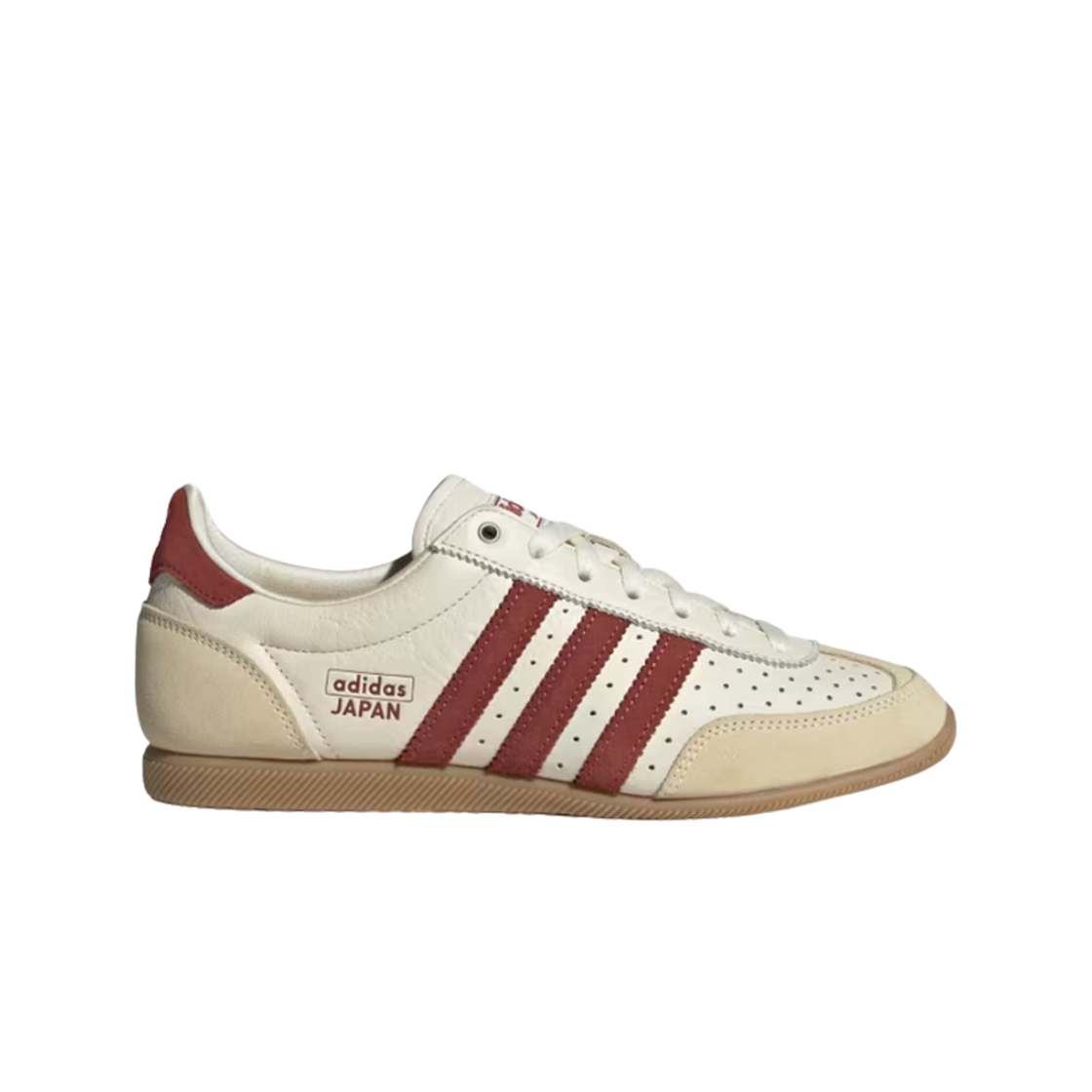 (W) 아디다스 오리지널스 재팬 크림 화이트 프리러브드 루비((W) Adidas Originals Japan Cream White Preloved Ruby)