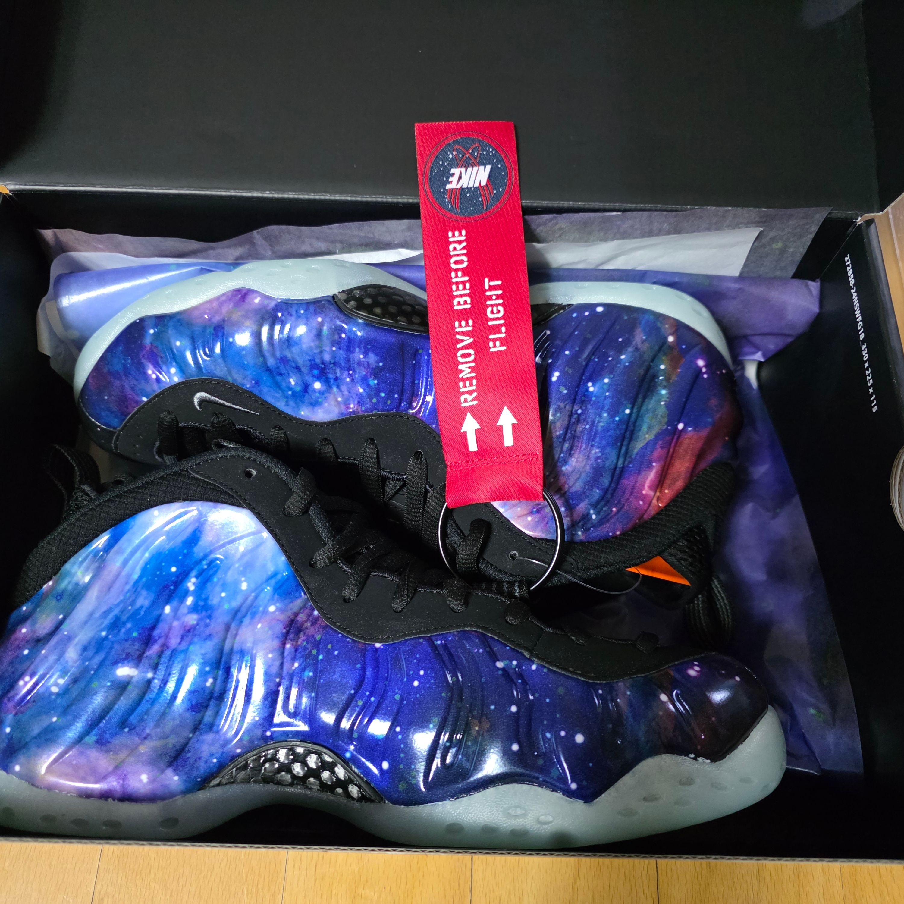 Nike Air Foamposite One Galaxy 착용 스타일 - 1
