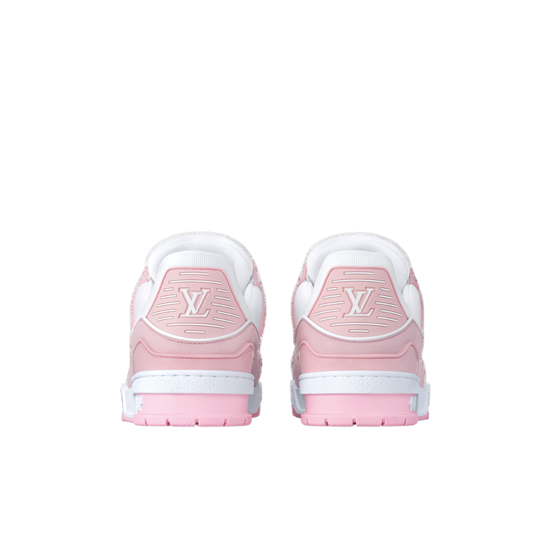 (W) 루이비통 LV 트레이너 스니커즈 로즈((W) Louis Vuitton LV Trainer Sneakers Rose) - 2