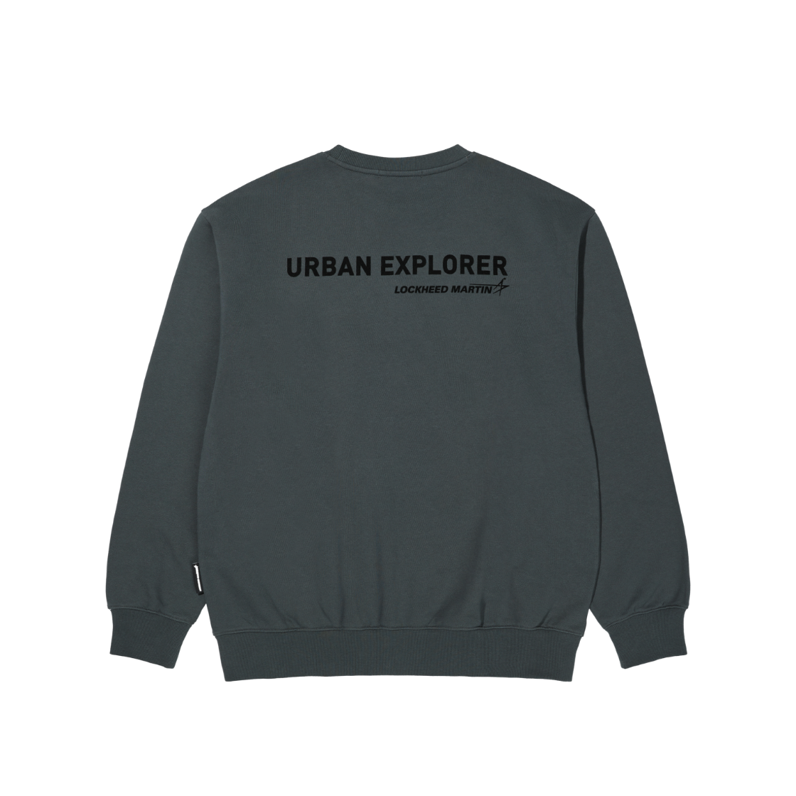 록히드마틴 어반 익스플로러 프린트 스웨트셔츠 차콜(LOCKHEED MARTIN Urban Explorer Print Sewatshirts Charcoal) - 6