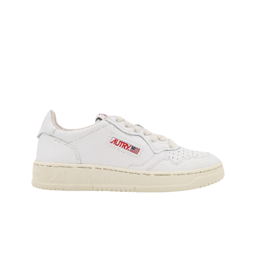 (W) Autry Medalist Low Leather Sneakers White