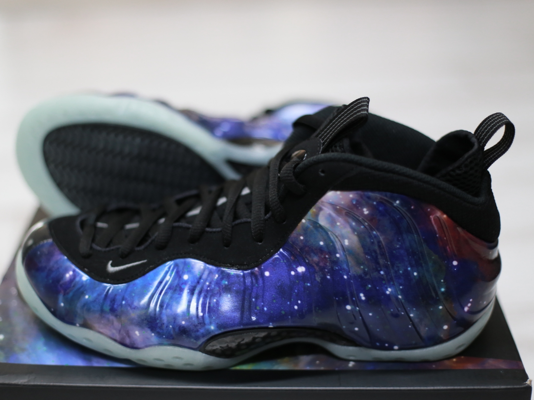 Nike Air Foamposite One Galaxy 착용 스타일 - 5