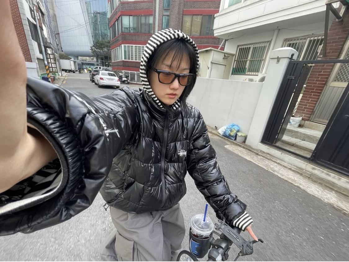 Roa Hiking Logo Beanie Brown, Stussy Washed Canvas Shop Jacket Bronze 착용 스타일 - 6