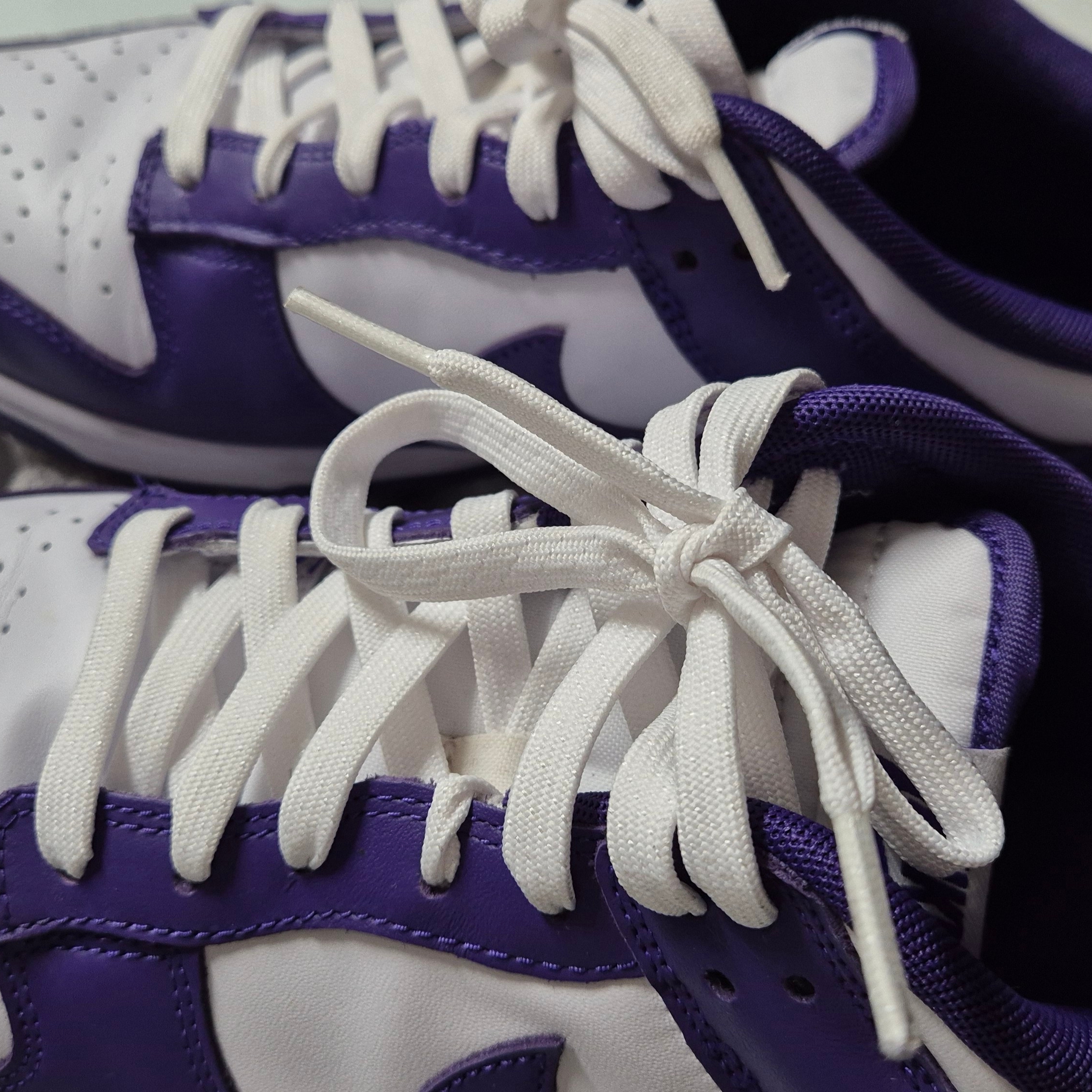 Nike Dunk Low Retro Championship Court Purple 착용 스타일