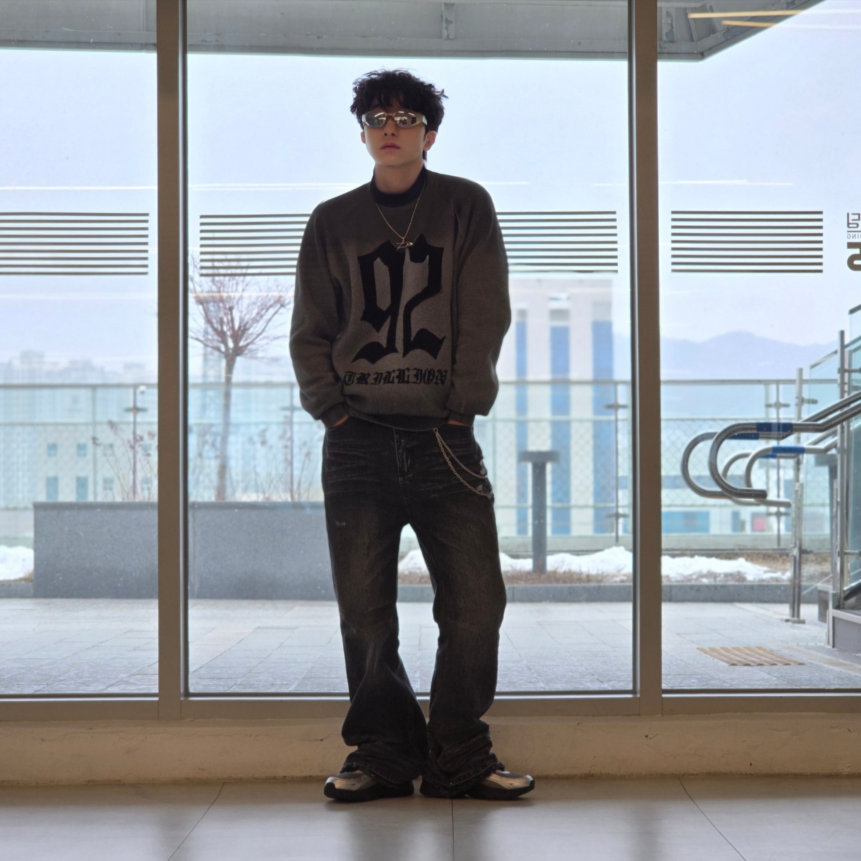 [6% 적립] FILA Pantera 99/25 Silver 착용 스타일 - 6