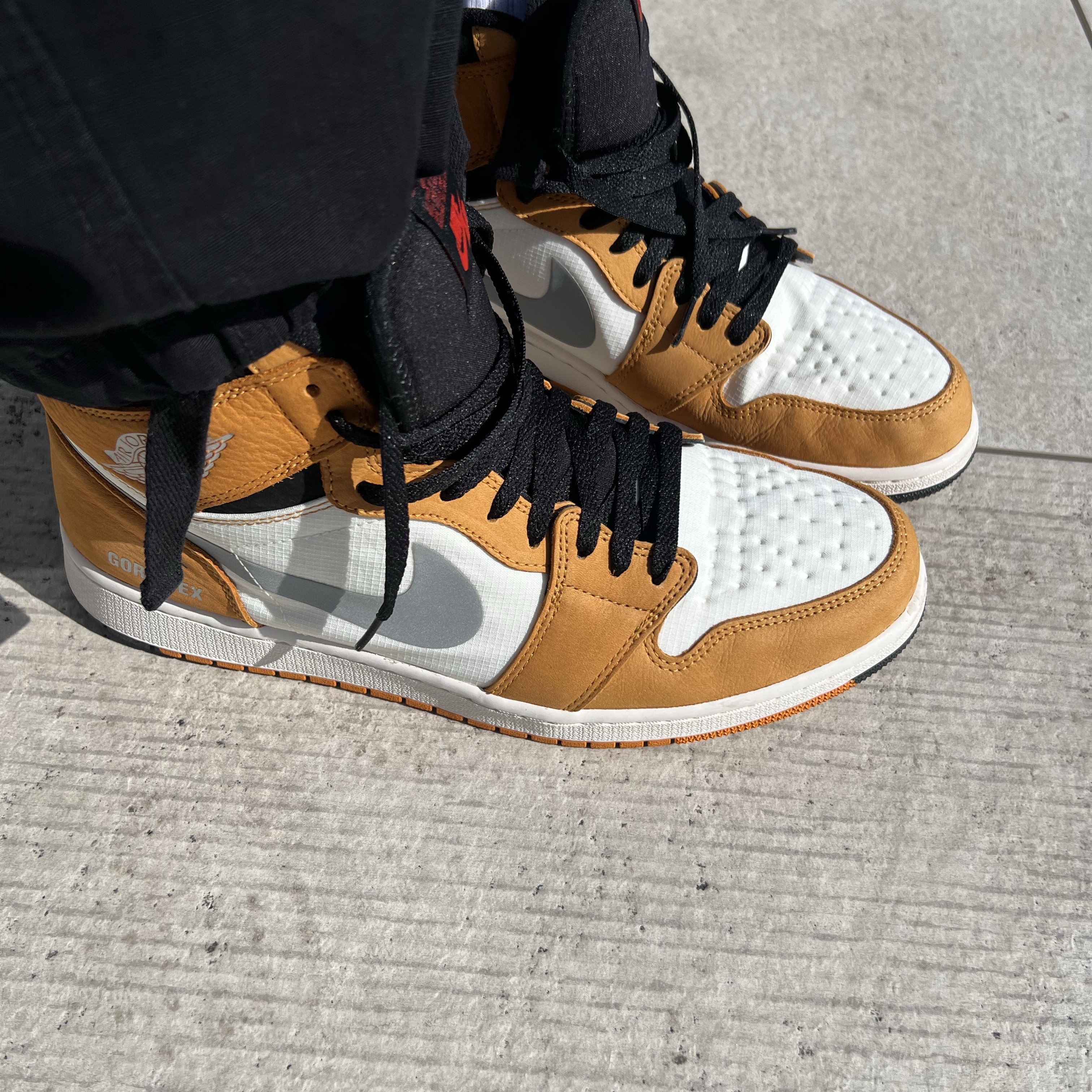 Palace x Carhartt WIP Chore Coat Plant - 24FW, Jordan 1 Element Gore-Tex Light Curry 착용 스타일 - 6