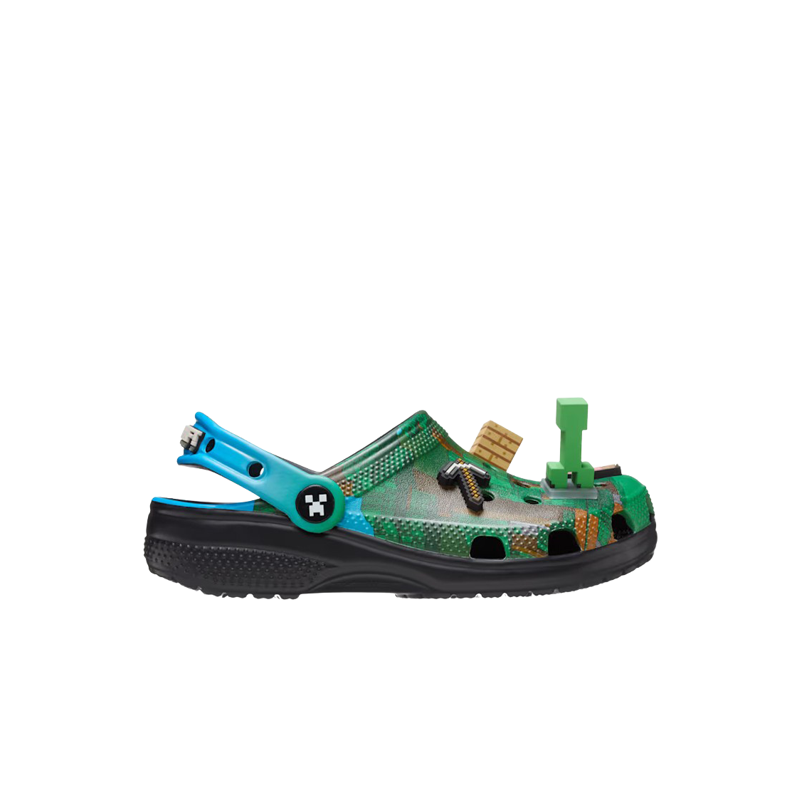(키즈) 크록스 x 마인크래프트 클래식 클로그 멀티((Kids) Crocs x Minecraft Classic Clog Multi)