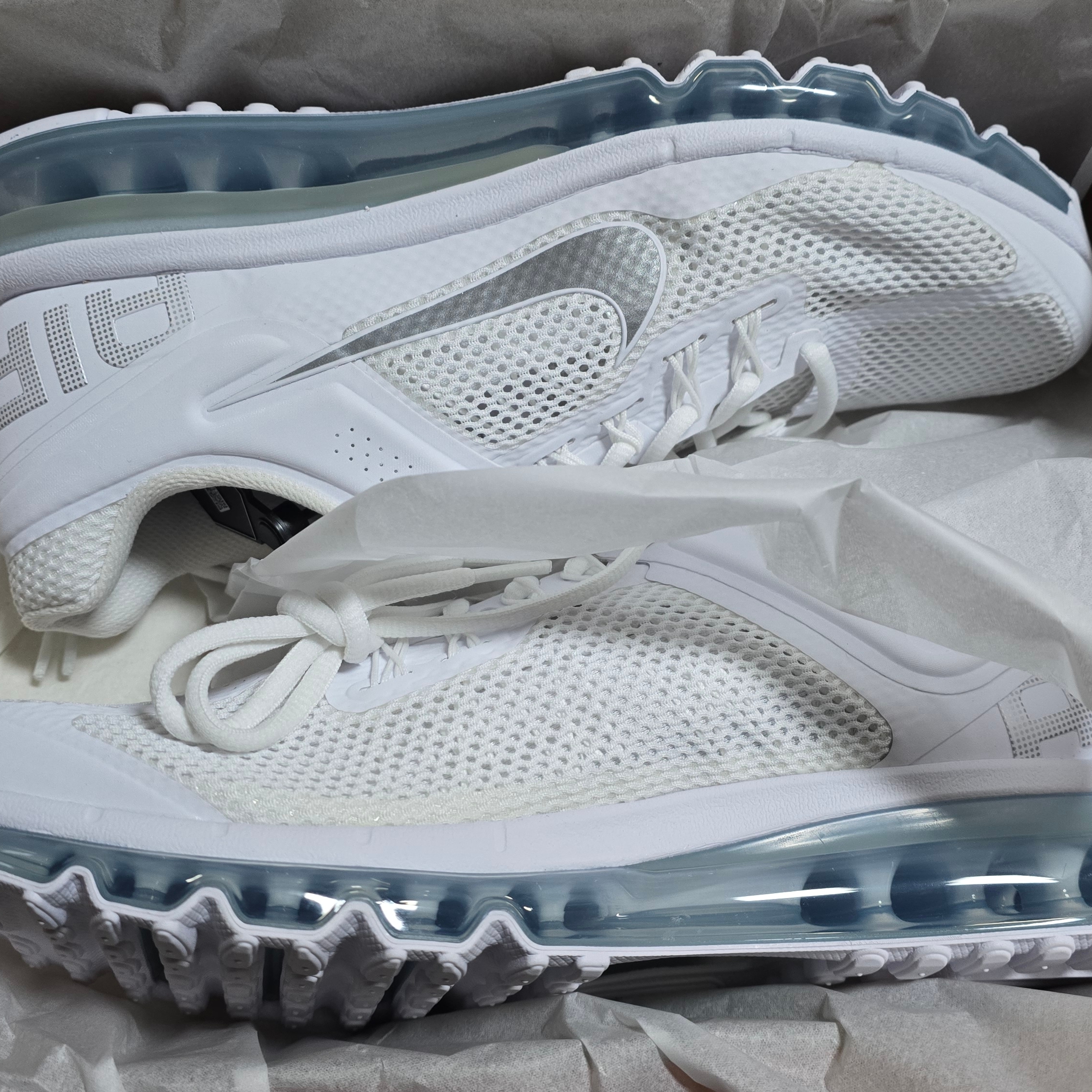 Nike Air Max 2013 White Metallic Silver 착용 스타일 - 4