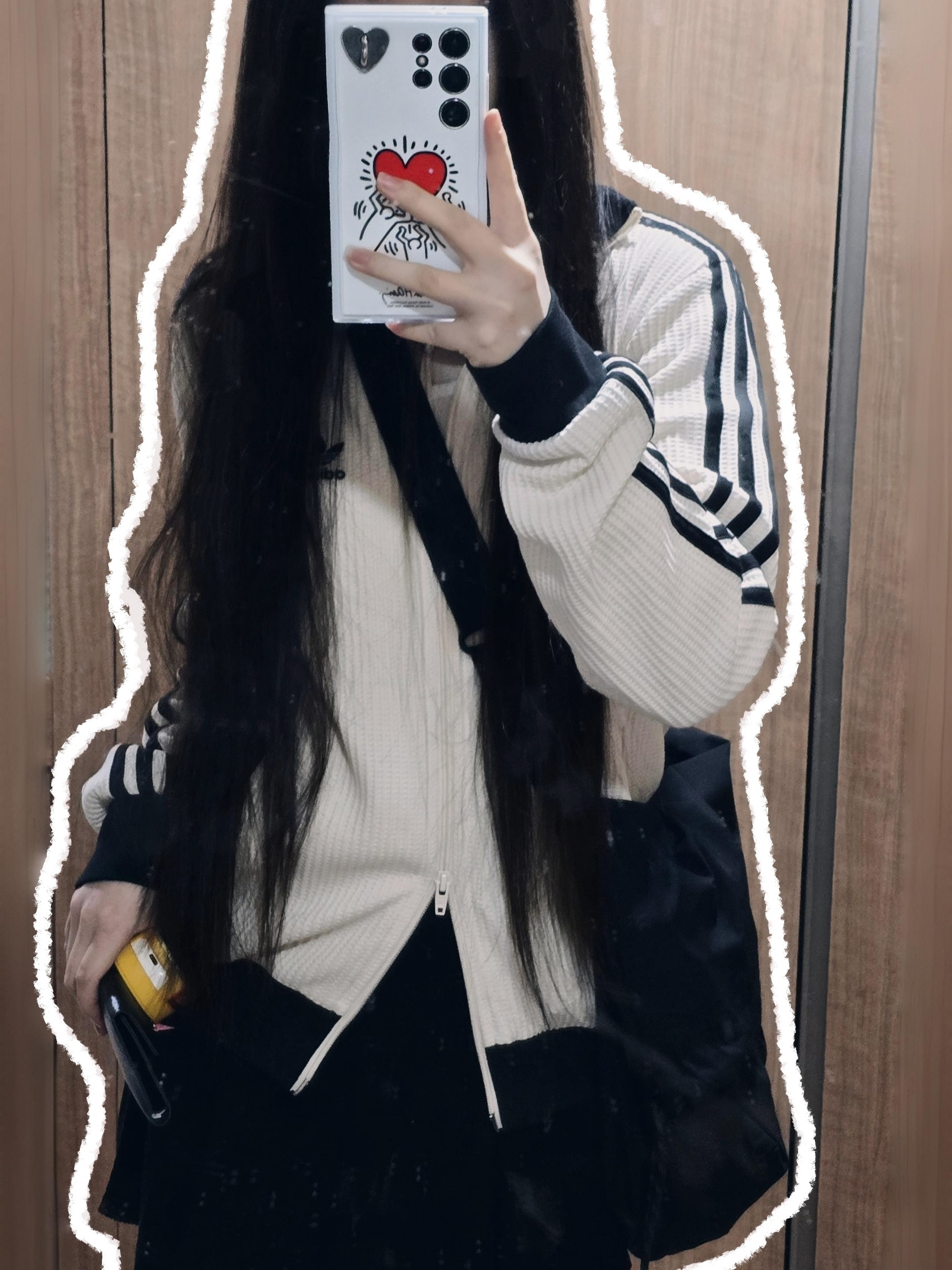 Adidas Waffle Beckenbauer Track Top Wonder White - KR Sizing 착용 스타일