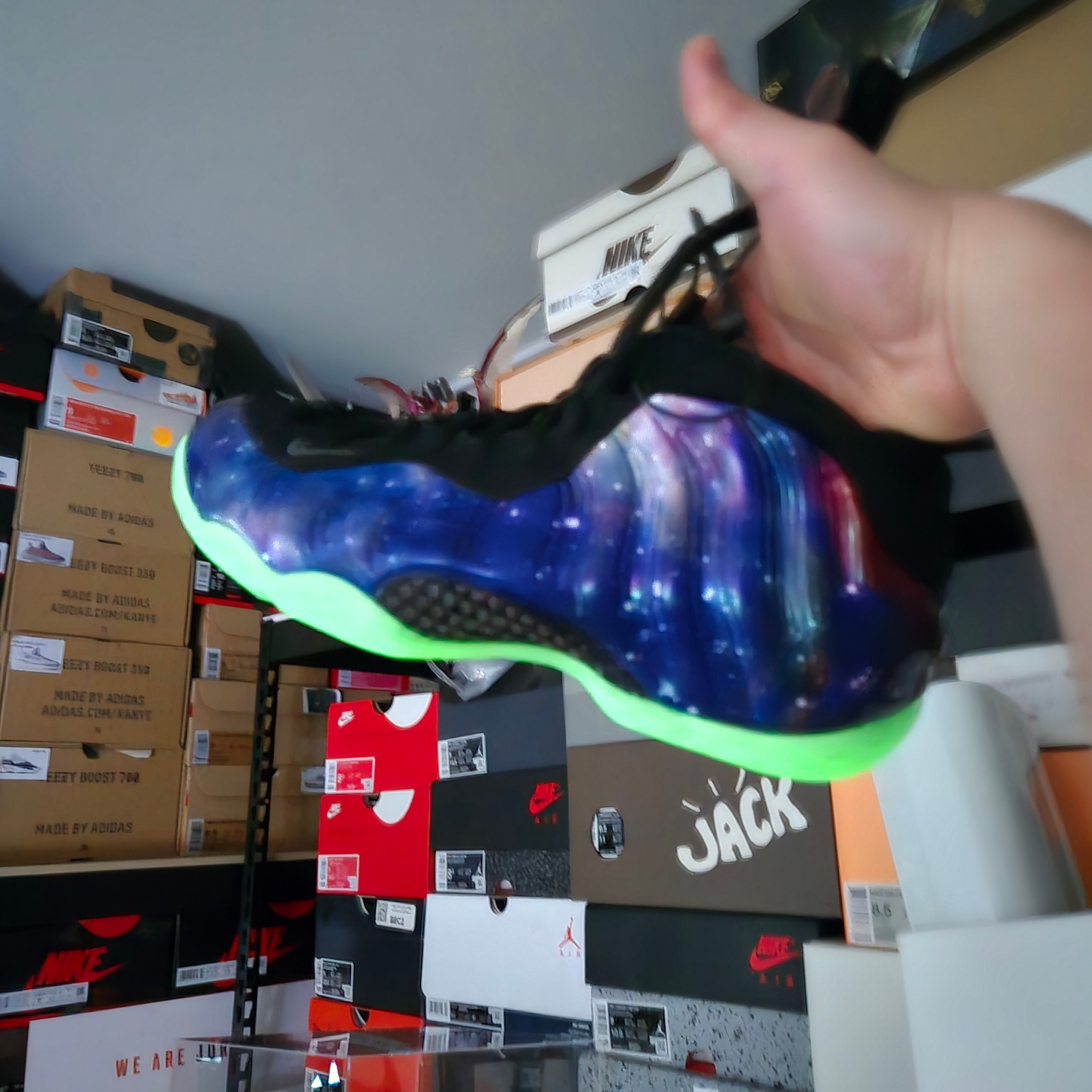 Nike Air Foamposite One Galaxy 착용 스타일 - 1