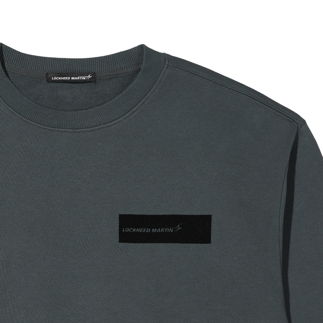 록히드마틴 어반 익스플로러 프린트 스웨트셔츠 차콜(LOCKHEED MARTIN Urban Explorer Print Sewatshirts Charcoal) - 3