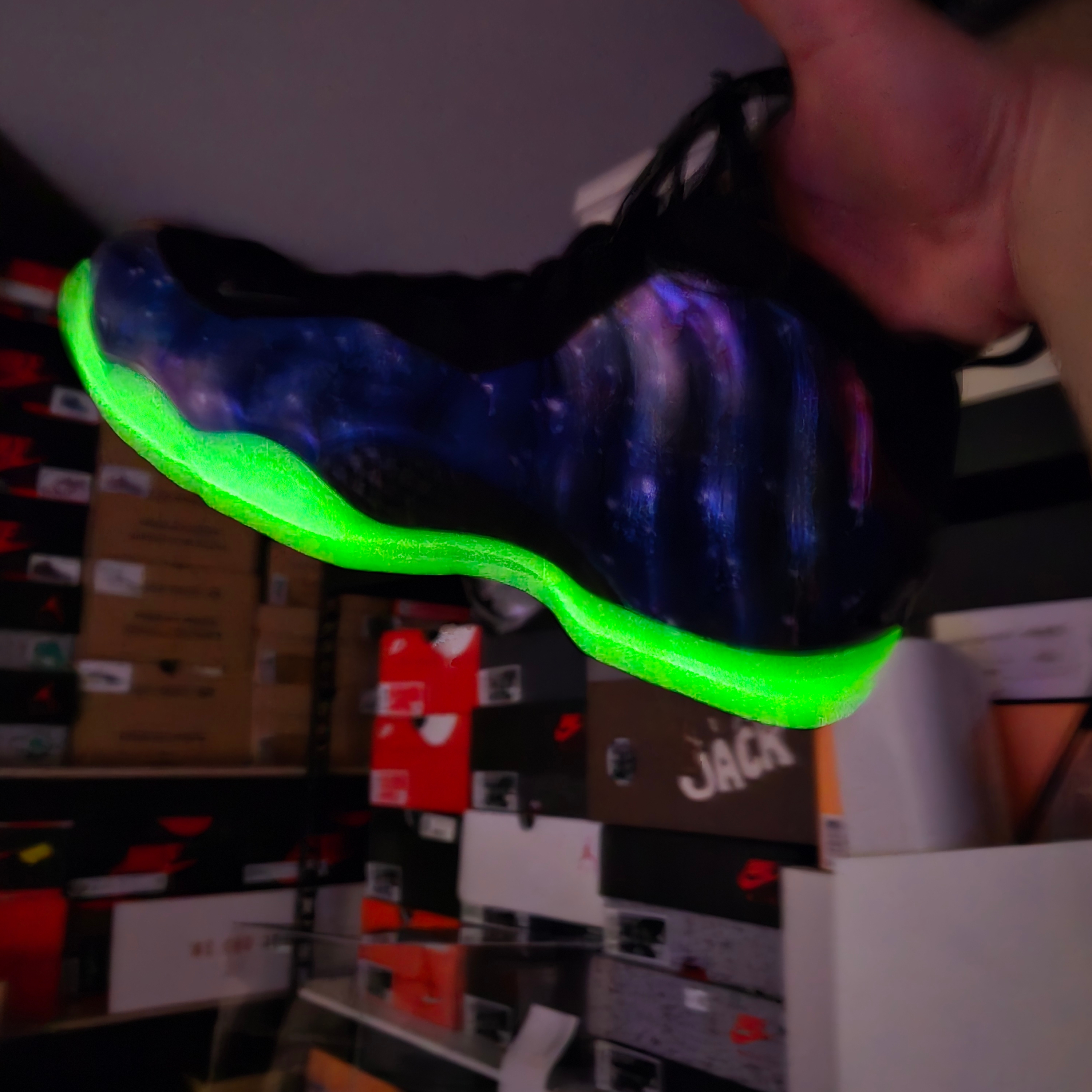 Nike Air Foamposite One Galaxy 착용 스타일 - 2
