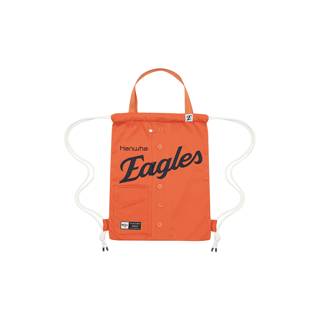 한화 이글스 유니폼 짐 색 오렌지 | Hanwha Eagles | KREAM Hanwha Eagles Uniform Gym Sack Orange