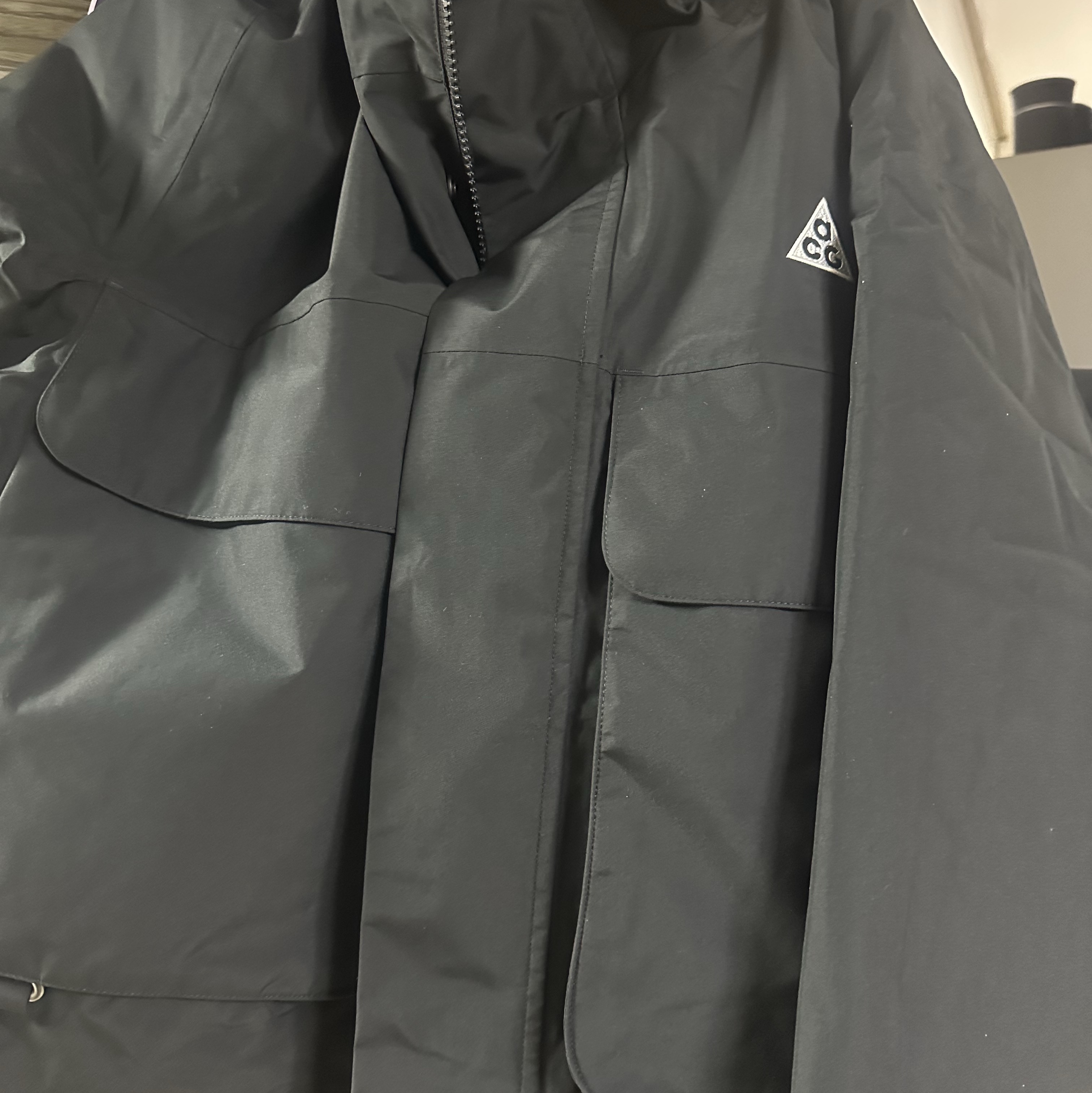 Nike ACG Primaloft Skull Peak Storm-Fit Jacket Black Anthracite - Asia 착용 스타일