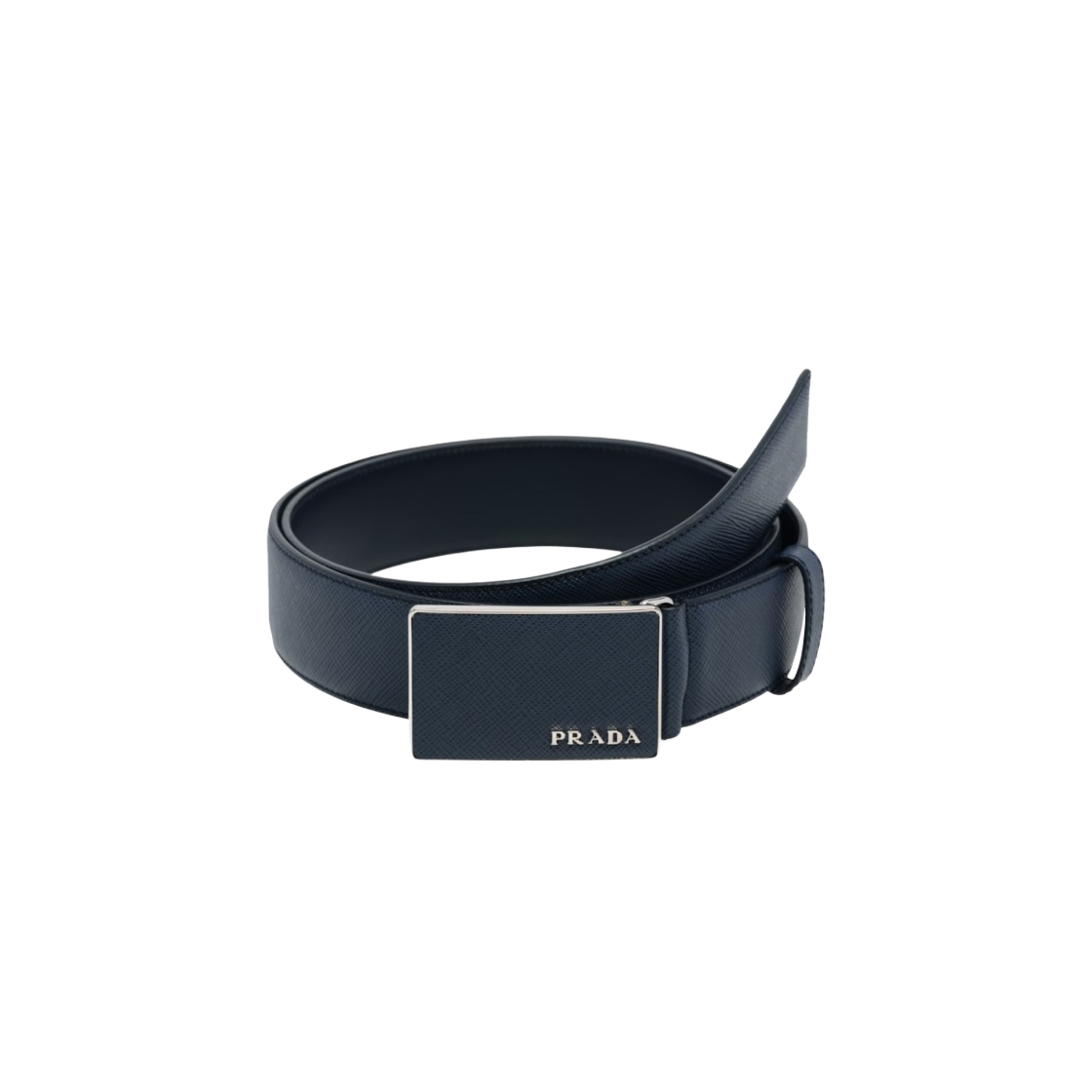 프라다 사피아노 레더 벨트 발틱 블루(Prada Saffiano Leather Belt Baltic Blue) - 1