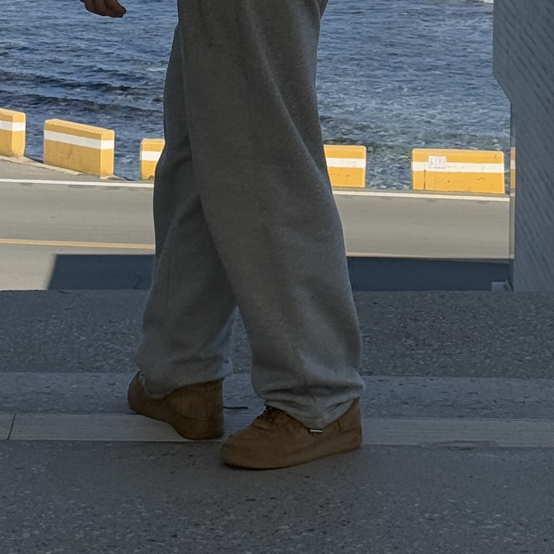Nike Air Force 1 '07 WB Flax 착용 스타일
