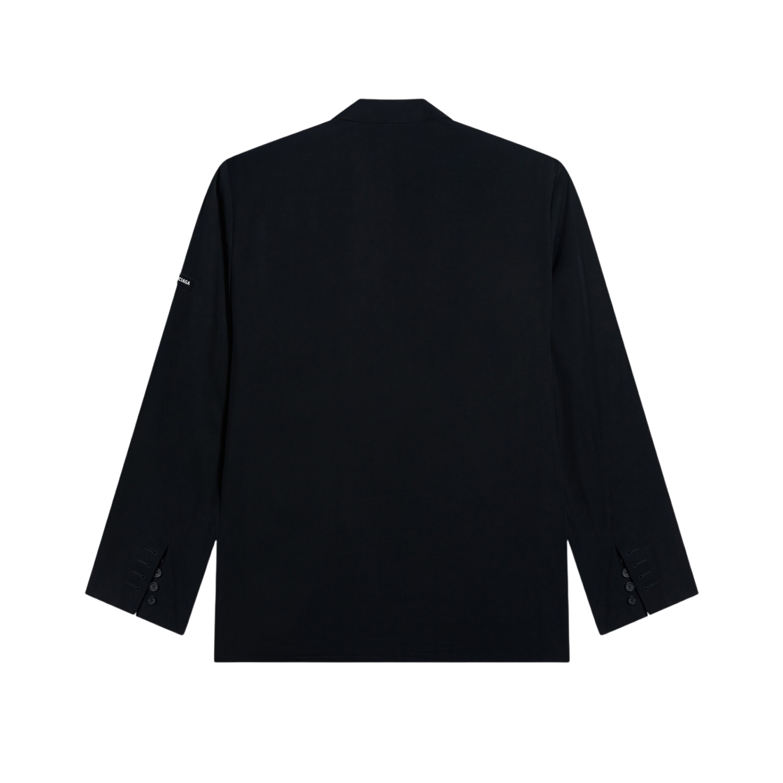 674430TJO251000 Balenciaga Fluid Viscose Gabardine Washed Jacket Black - #2