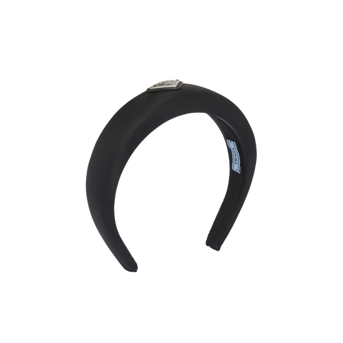(W) 프라다 리나일론 헤드밴드 블랙((W) Prada Re-Nylon Headband Black)